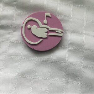 Two sides hand made rubber stamp